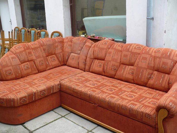 Čalounická práce – před úpravou a modernizací
